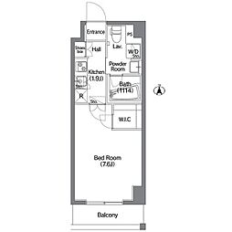 東京メトロ半蔵門線 錦糸町駅 徒歩7分の賃貸マンション 6階1Kの間取り