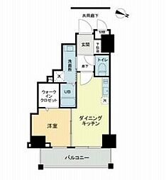 都営三田線 板橋本町駅 徒歩5分の賃貸マンション 2階1DKの間取り