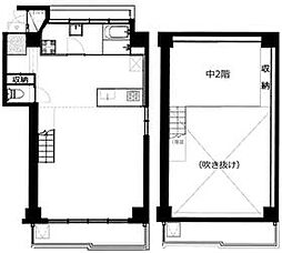 ストーク大通り公園参番館 9階1LDKの間取り