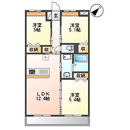 間取図画像 3LDK