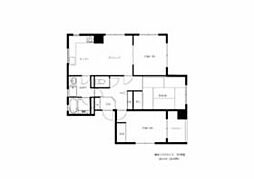 横浜コスタセイス 402 4階3LDKの間取り