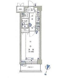 JR埼京線 浮間舟渡駅 徒歩14分の賃貸マンション 3階1Kの間取り