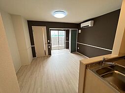 木更津市高柳字宮ノ前新築アパート 1階2LDKのリビング/ダイニング