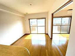 東武宇都宮線 新栃木駅 徒歩20分の賃貸マンション 1階2LDKのリビング/ダイニング