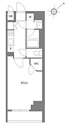 東京メトロ有楽町線 豊洲駅 徒歩8分の賃貸マンション 3階1Kの間取り