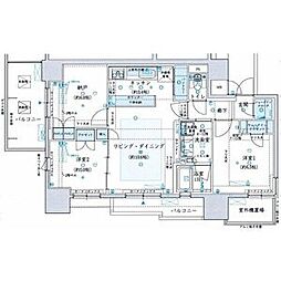 フェアリーガーデン横濱阪東橋 2階2SLDKの間取り