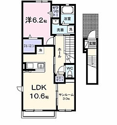 間取図画像 1LDK