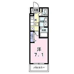 間取図画像 1K