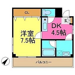 間取図画像 1DK