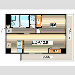 間取図画像 1LDK