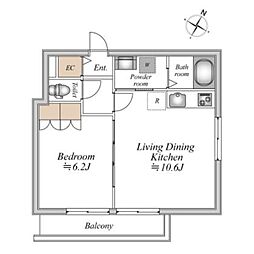 間取図画像 1LDK