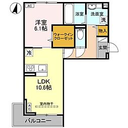 間取図画像 1LDK