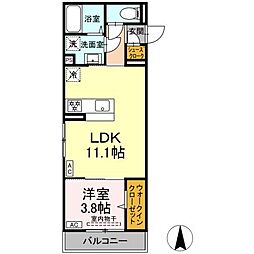間取図画像 1LDK