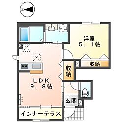 間取図画像 1LDK