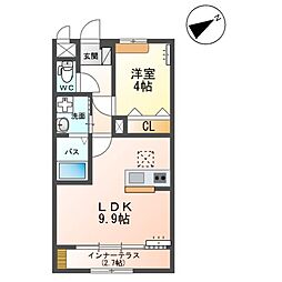 間取図画像 1LDK
