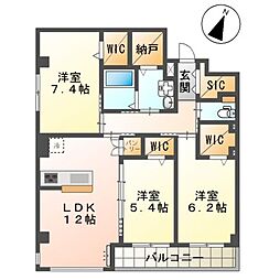 間取図画像 3LDK