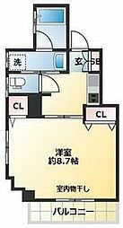 Axis Flow 1Kの間取図画像