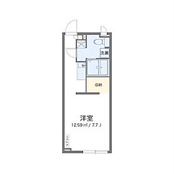 アルクLA TIERRA ワンルームの間取図画像