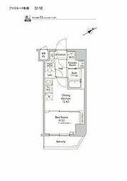 ファミルート船堀 1DKの間取図画像