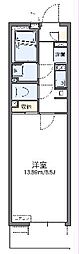 レオネクストコージーコートKM 1Kの間取図画像