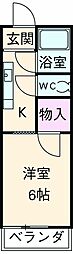 間取図画像 1K