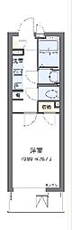 クレイノグラマット 1Kの間取図画像