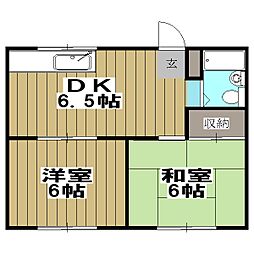 間取図画像 2DK