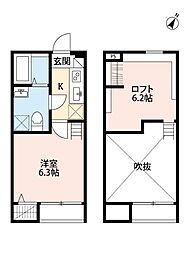 Ｃｅｒｉｓｉｅｒ相模が丘 1階1Kの間取り