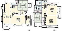 牧野邸 1階4LDKの間取り