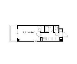 第2エクセルMINYU 1Kの間取図画像
