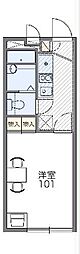 JR南武線 矢野口駅 徒歩7分の賃貸アパート 1階1Kの間取り