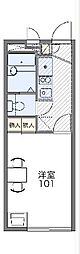 レオパレスSK.2 1Kの間取図画像