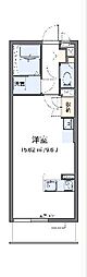 ミランダセレブ2 ワンルームの間取図画像