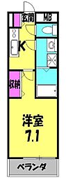 間取図画像 1K