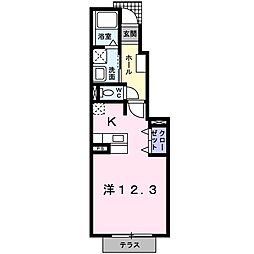 メゾン・アヴァンセ ワンルームの間取図画像