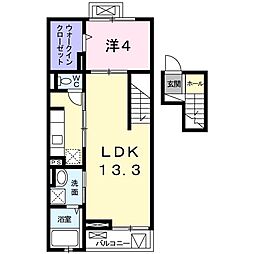 エンペラーズハウス 1LDKの間取図画像