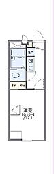 レオパレスハピネス 1Kの間取図画像