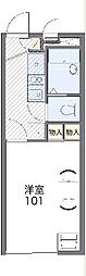 レオパレスセノーテ 1Kの間取図画像
