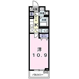 間取図画像 1K