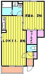 間取図画像 1LDK