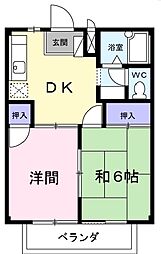 間取図画像 2DK