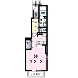 グリーンヒルズ寿 ワンルームの間取図画像