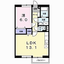 間取図画像 1LDK