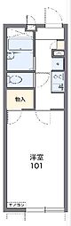 パレヴィアーノ 1Kの間取図画像