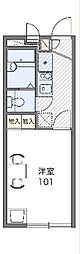 レオパレスリブラ 1Kの間取図画像