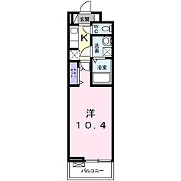 間取図画像 1K