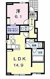 間取図画像 1LDK