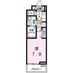 Mailey 1Kの間取図画像