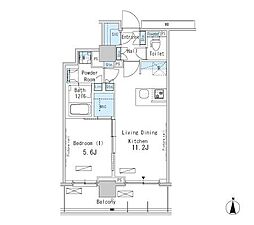 間取図画像 1LDK