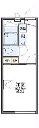 レオパレスヴェルデュール 1Kの間取図画像